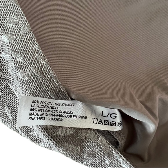 NEW Yummie by Heather Thomson Padded Lace Bra in Mauve Women’s Size Large - Picture 2 of 6